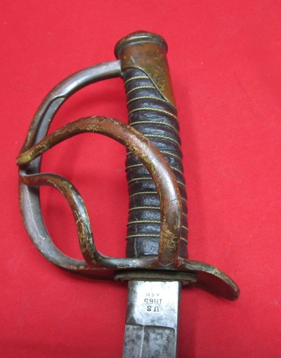 US Civil War M1860 Cavalry Saber, Roby Contract 1865, No Scabbard