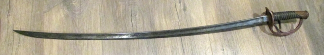 US Civil War M1860 Cavalry Saber, Roby Contract 1865, No Scabbard
