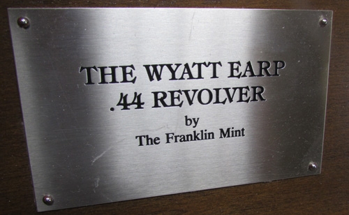 Stewarts Military Antiques - - Franklin Mint Wyatt Earp .44 Smith