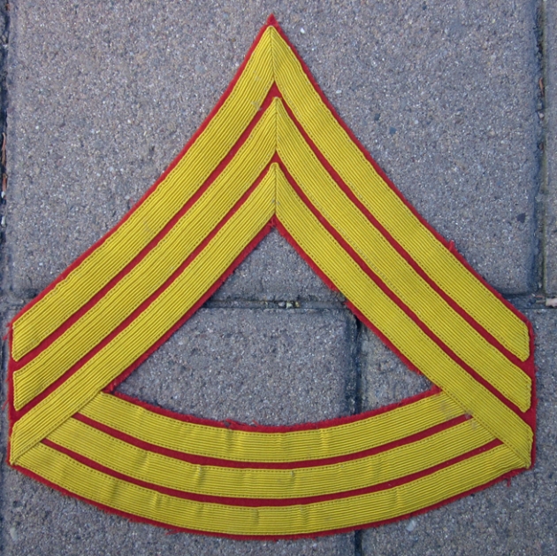 US WWI USMC Sergeant Major Dress Chevrons, Pair