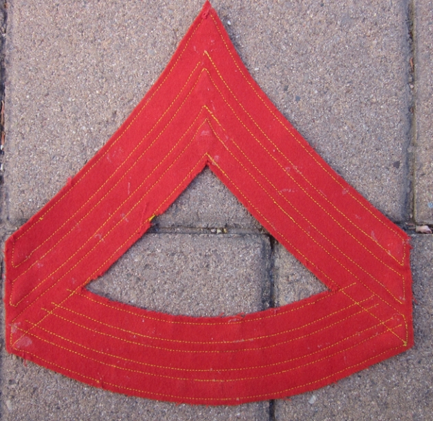 US WWI USMC Sergeant Major Dress Chevrons, Pair