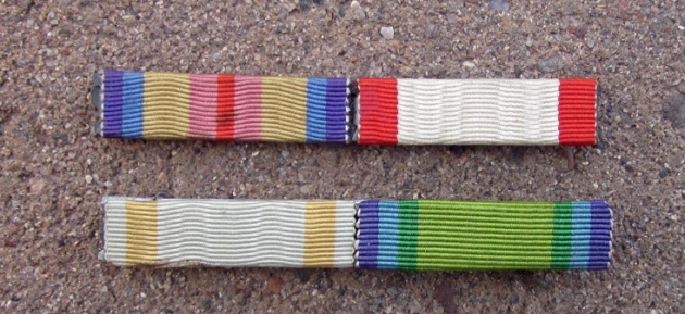 Japanese WWII Ribbon Bar Lot