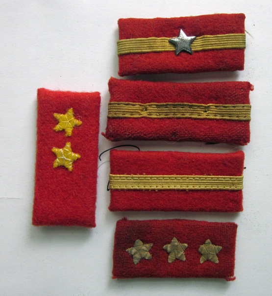 Japanese WWII Army Enlisted & NCO Collar Rank Lot