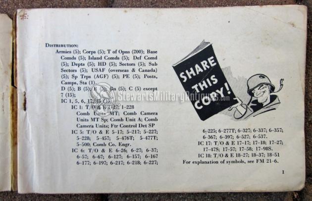 US WWII Manual, Soldier's Guide to the Japanese Army, 1944