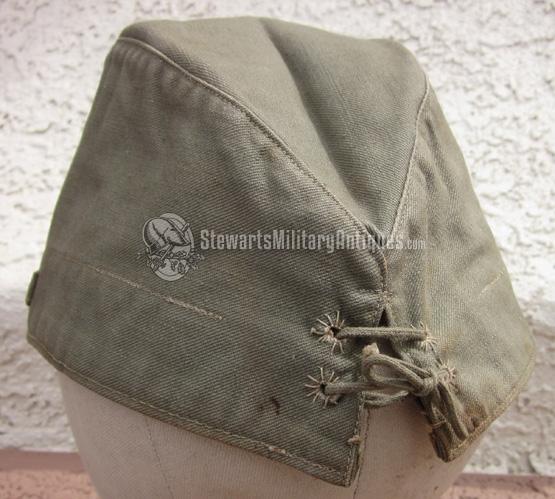Japanese WWII Imperial Navy Enlisted Green Cotton Field Cap