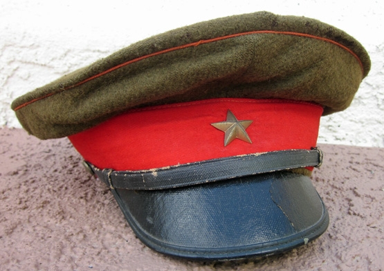Japanese WWII Late War Army Enlisted Visor Hat