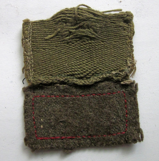 Japanese WWII Army Pocket Rank Tab, Superior Private