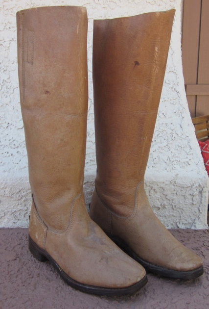 Japanese WWII Cavalry Issue Enlisted Boots, Unissued