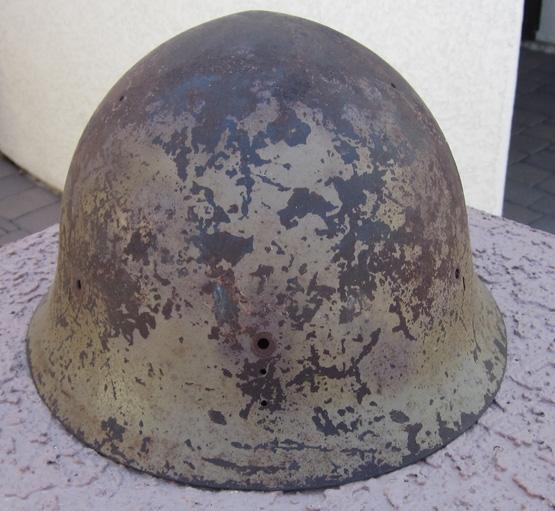 Japanese WWII Type 90 Steel Helmet Shell, Thai Re-Issue