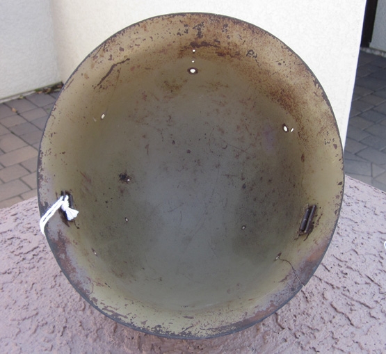 Japanese WWII Type 90 Steel Helmet Shell, Thai Re-Issue