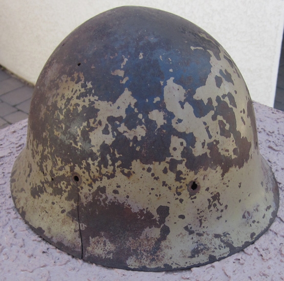 Japanese WWII Type 90 Steel Helmet Shell, Thai Re-Issue