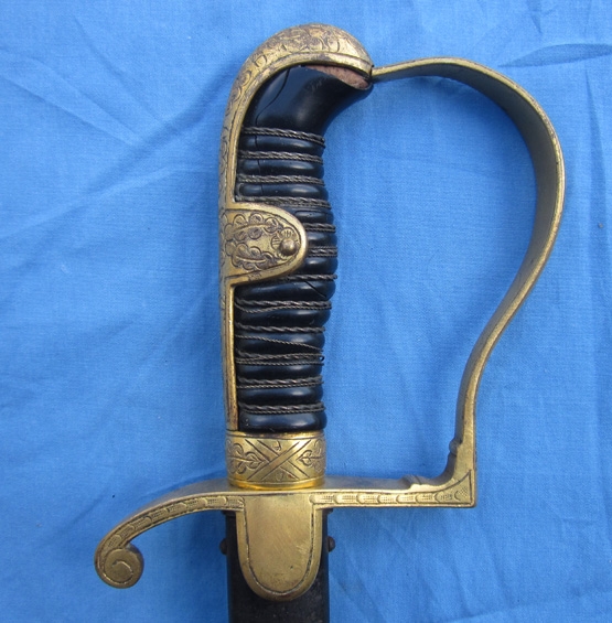 German WWII Heer Officers Sword, Holler Mfg, Number 3 Pattern