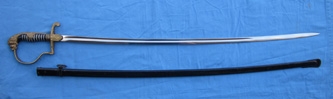 German WWII Heer Officers Sword, Eickhorn Field Marshall Series, Wrangel Lion Head Pattern