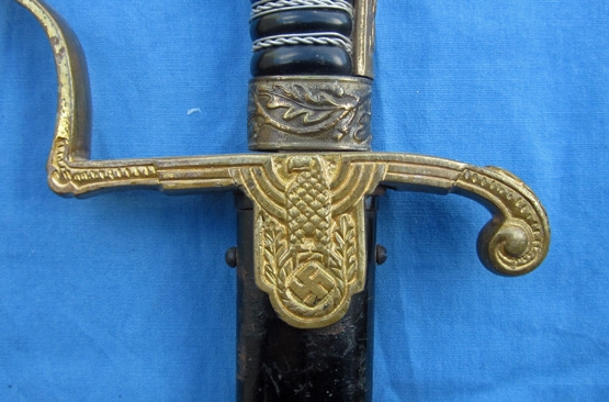 German WWII Heer Officers Sword, Eickhorn Field Marshall Series, Wrangel Lion Head Pattern