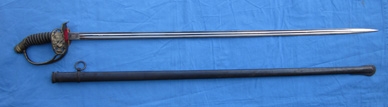 German Imperial Era, Wurttemberg M1889 Infantry Officers Sword, WKC Mfg.
