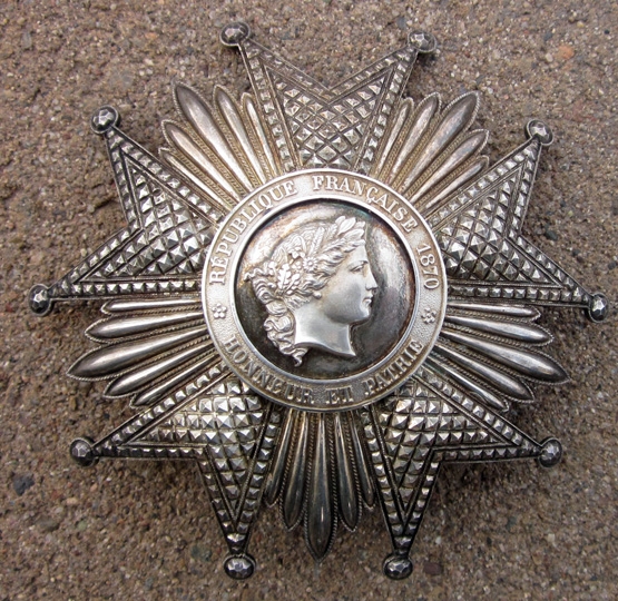 French 3rd Republic Legion D'Honneur, Grand Officer Star