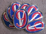 Photo: Insignia Cloth US US WWII 95th Infantry SSI, OD Border, Victory Division