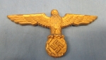 German WWII Kriegsmarine Large Pattern Tropical Helmet Eagle, KWM Maker