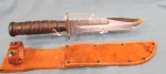 Photo: US WWII USN Mk2 Utility Knife, Camillus Mfg, 1st Model, Threaded Tang