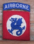 Photo: Insignia Cloth US US Post WWII, 508th RCT SSI