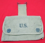 US WWI Canvas Pouch, Belt Hook