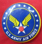 Photo: Insignia Metal US U.S.WWII Army Air Force Patritoic Pin