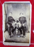Photo: Photography German Franco Prussian War 1870 Era CDV, Bier Buddies