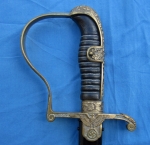 German WWII Heer Officers Dove Head Pattern Sword, Robert Klass 233,