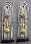 German WWII Kriegsmarine Coastal Artillery Kapitanleutnant Shoulder Strap Lot