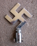 German WWII NSDAP Fender Flag Pole Top
