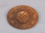 German WWII RAD Female Brooch, Bronze, G. Brehmer