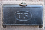 US Indian War Era McKeever Cartridge Box, Rock Island Arsenal