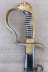 Photo: German Reichswehr Era Army Artillery Officers Lionhead Sword, W.K.C. Mfg.