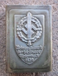 German WWII Era Matchsafe, SA Gruppe Niederrhein 1939