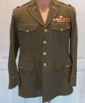 Photo: US 1920's, Modified WWI, US Army Colonel's Service Coat, DSM Winner, US Reprsentative to Congress 1921, 61st Cavalry Division