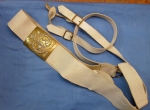 British Victorian Era, Argyle & Sutherland Officers Buff Leather Shoulder Belt
