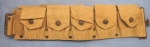 Photo: US WWI, Mills Dismounted Cartridge Belt, Rimmed Eagle Button Closure, 1917
