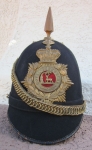 Photo: British Edwardian Era, Other Ranks Home Service Helmet, Royal Berkshire Rgt. 1903