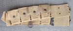 Photo: US Pre WWI 1903 Cavalry Ammunition Belt, Russell Mfg, Rimless Eagle Buttons