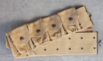 Photo: US Pre WWI M1903 1st Model 9 Pocket Ammunition Belt, MILLS, Rimless Eagle Snaps, Storage Wear Only