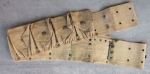 Photo: US Pre WWI 1st Pattern M1903 9 Pocket Ammunition Belt, Rimless Eagle Snaps, 2nd Hawaiian Infantry