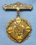 Photo: US WWI State of Wyoming Victory Medal, Named, 148th Field Artillery Regiment