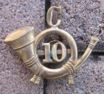Photo: US SAW Era, Army Field Musician Hat Emblem, 1896-1902, 10 C