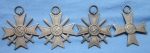 Photo: Medals German German WWII War Service Cross 2nd Class Lot, 4 Medals