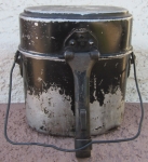 Photo: German WWII Era Messkit, M1910 Kockgeschirr, RZM Marked Lid & Pot