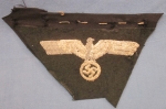 Photo: German WWII Heer Officers Coat Eagle, Unfinished