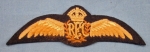 Photo: British WWI Royal Flying Corps Pilots Wings, Cloth, Full Size