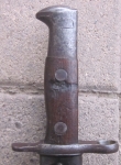 Photo: US M1893 30-40 Krag Bayonet & Scabbard, 1899 Date