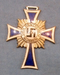 Photo: German WWII Silver Mothers Cross, No Ribbon
