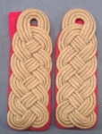 Photo: German WWII Heer Field Grade Officer Boards, Carmine Piping
